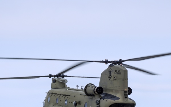 AKARNG Chinook aviators transport AKOM members and supplies during Operation Halong Response