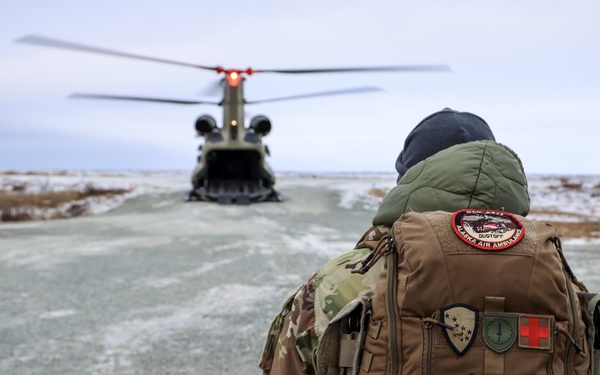 AKARNG Chinook aviators transport AKOM members and supplies during Operation Halong Response