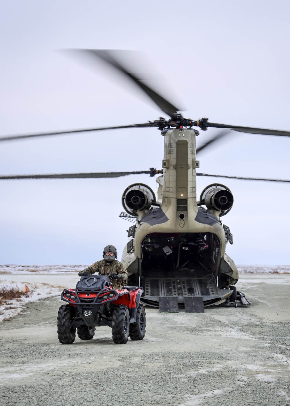 AKARNG Chinook aviators transport AKOM members and supplies during Operation Halong Response