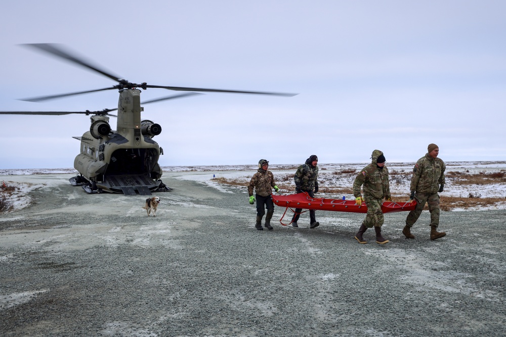 AKARNG Chinook aviators transport AKOM members and supplies during Operation Halong Response