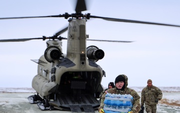 AKARNG Chinook aviators transport AKOM members and supplies during Operation Halong Response