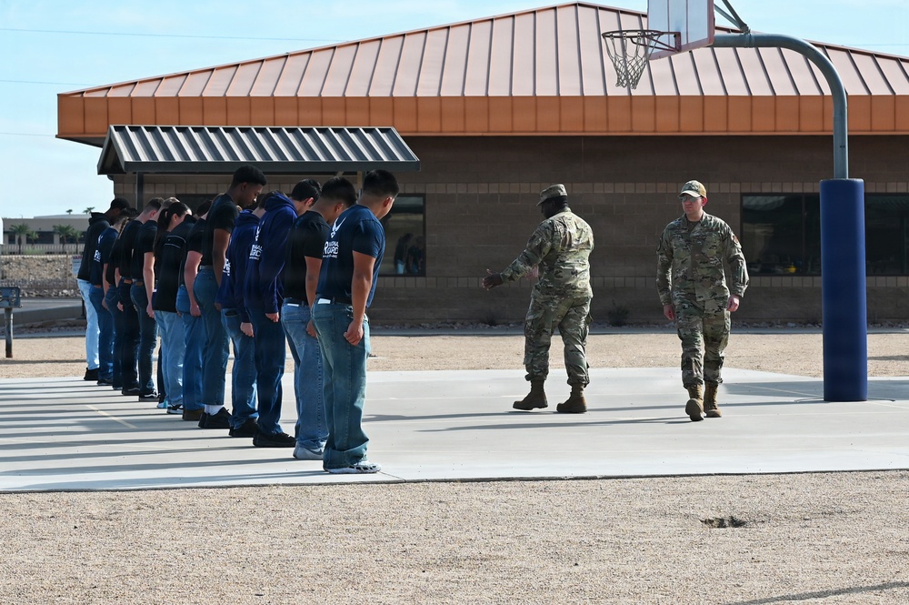 Copperhead recruiters prepare student flight