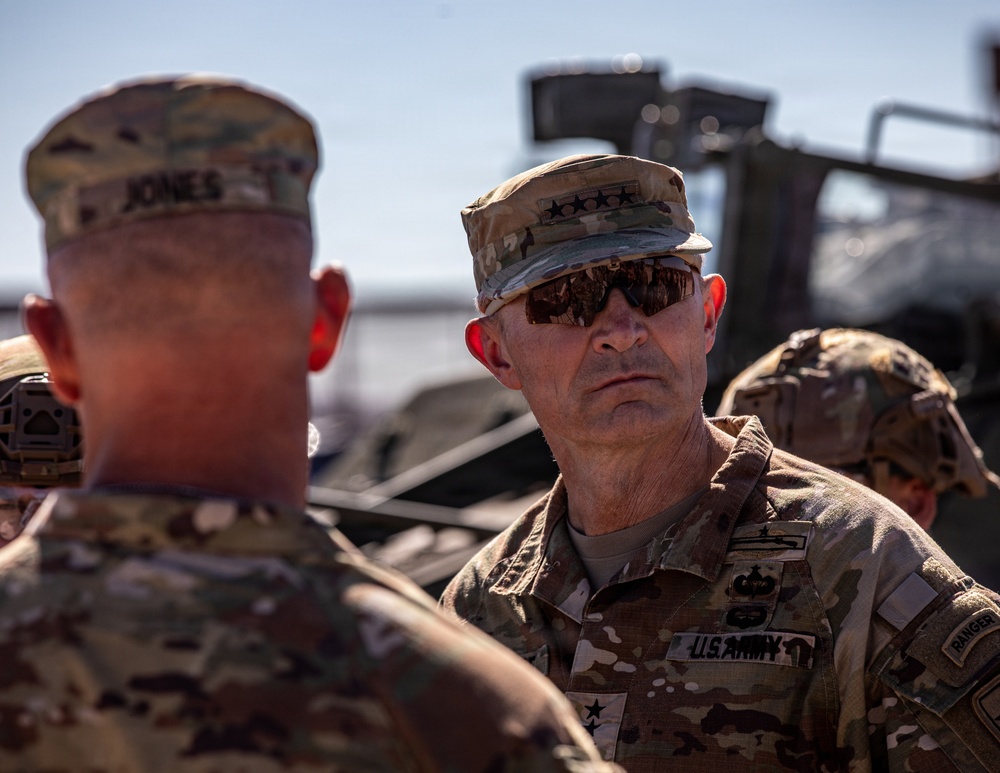 Chief of Staff of the Army visits Joint Task Force-Southern Border