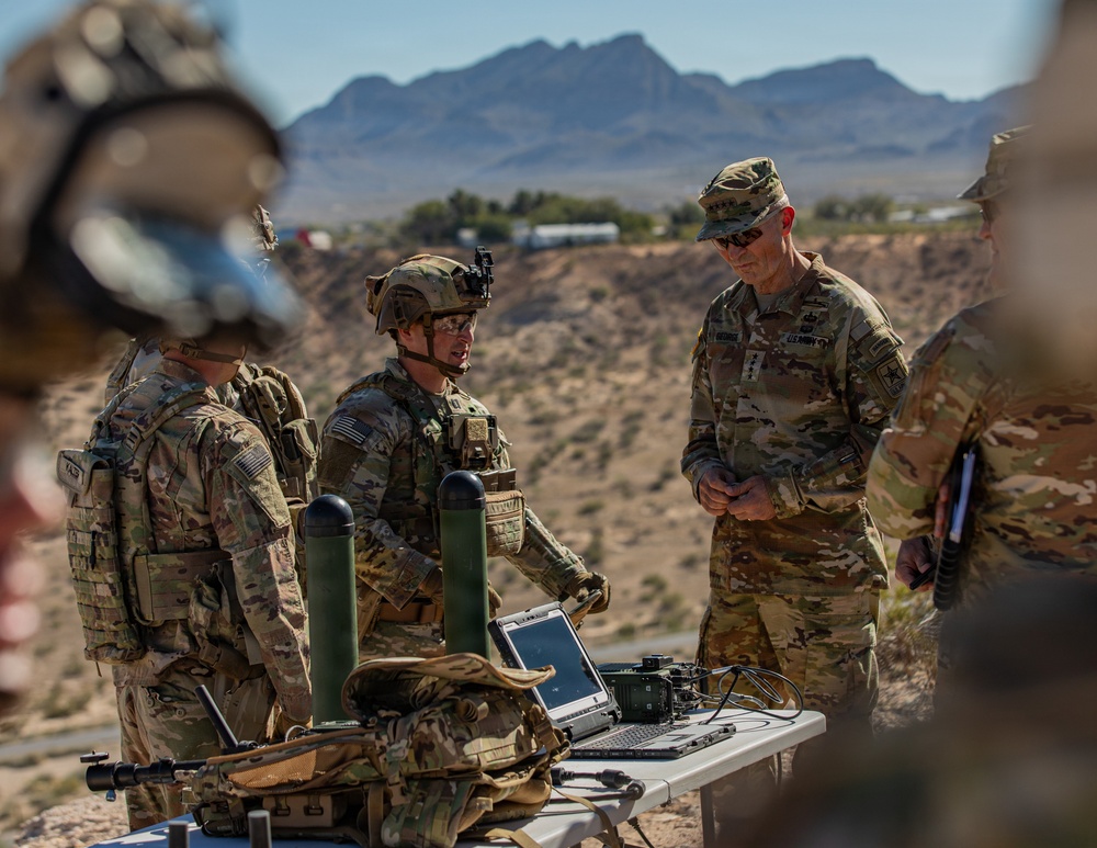 Chief of Staff of the Army visits Joint Task Force-Southern Border