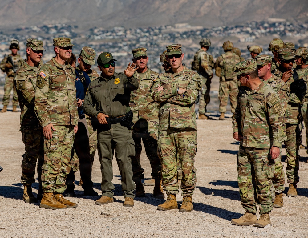 Chief of Staff of the Army visits Joint Task Force-Southern Border