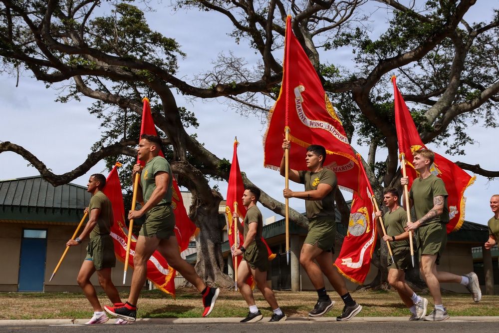 MAG-24 runs 250 miles for the Marine Corps Birthday