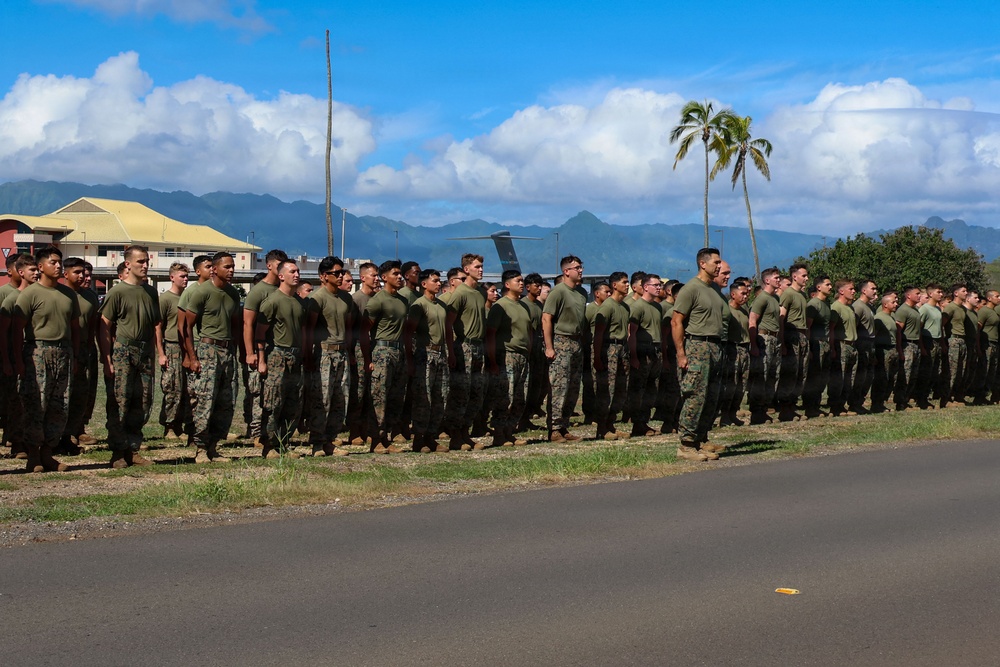 MAG-24 runs 250 miles for the Marine Corps Birthday