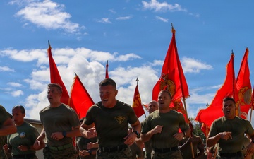 MAG-24 Marines Run 250 Miles for the Marine Corps Birthday