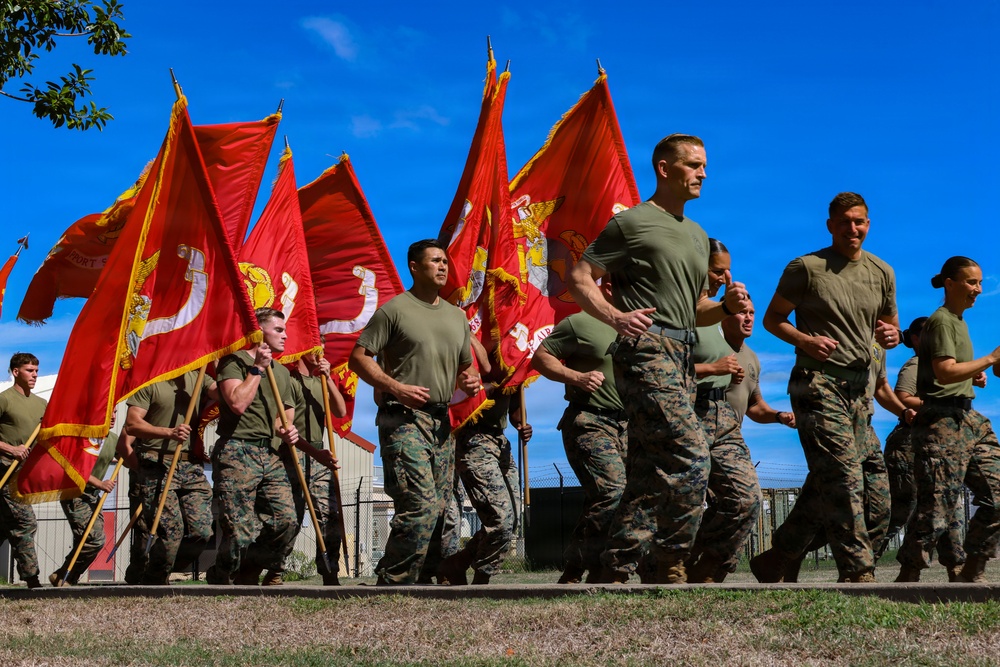 MAG-24 runs 250 miles for the Marine Corps Birthday