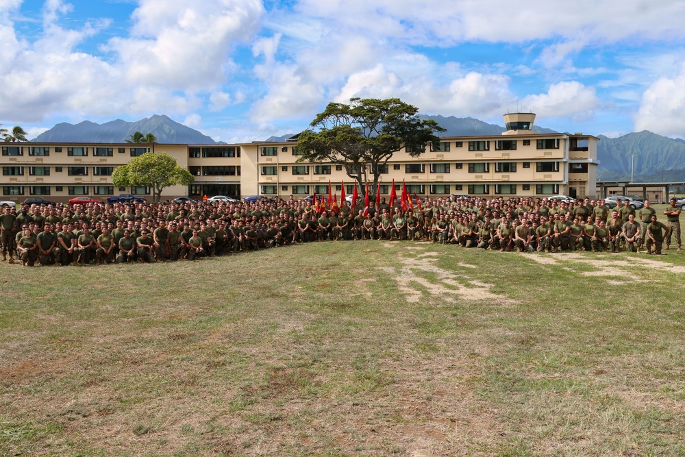 MAG-24 runs 250 miles for the Marine Corps Birthday