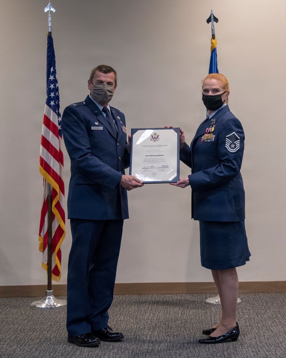 Master Sgt. Tammy Campbell retirement ceremony