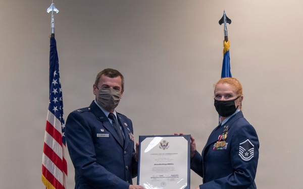 Master Sgt. Tammy Campbell retirement ceremony