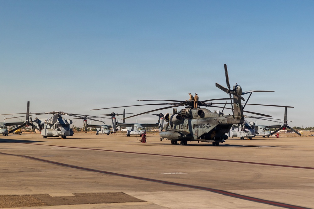 11th MEU Marines complete Air Delivered Ground Refuel during RUT