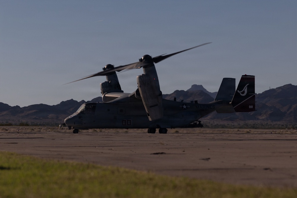 11th MEU Marines complete Air Delivered Ground Refuel during RUT