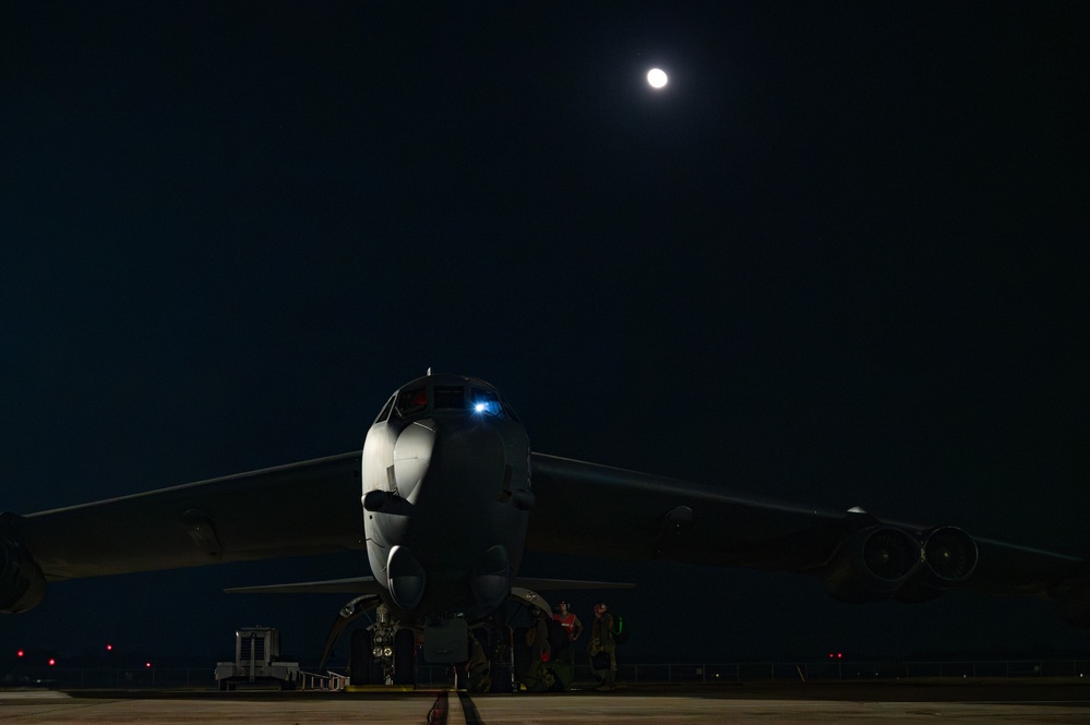 U.S. Air Force B-52s arrive in Spain for Bomber Task Force Europe 26-1