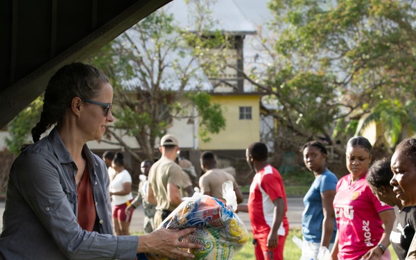 Joint Task Force-Bravo Delivers food to Jamaica