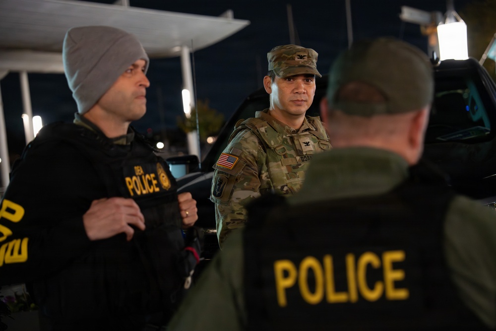Guard Leaders Strengthen Interagency Coordination During D.C. Safe and Beautiful Night Operations