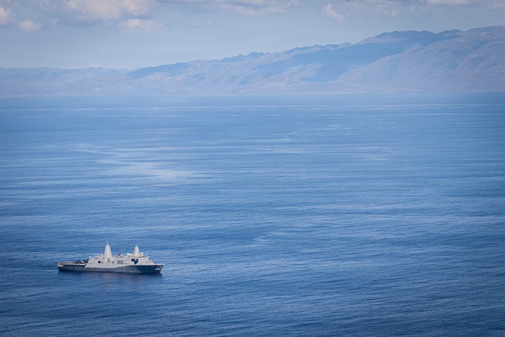 22nd MEU(SOC) | CLB 26 Arrives in Jamaica in Support of JTF Bravo