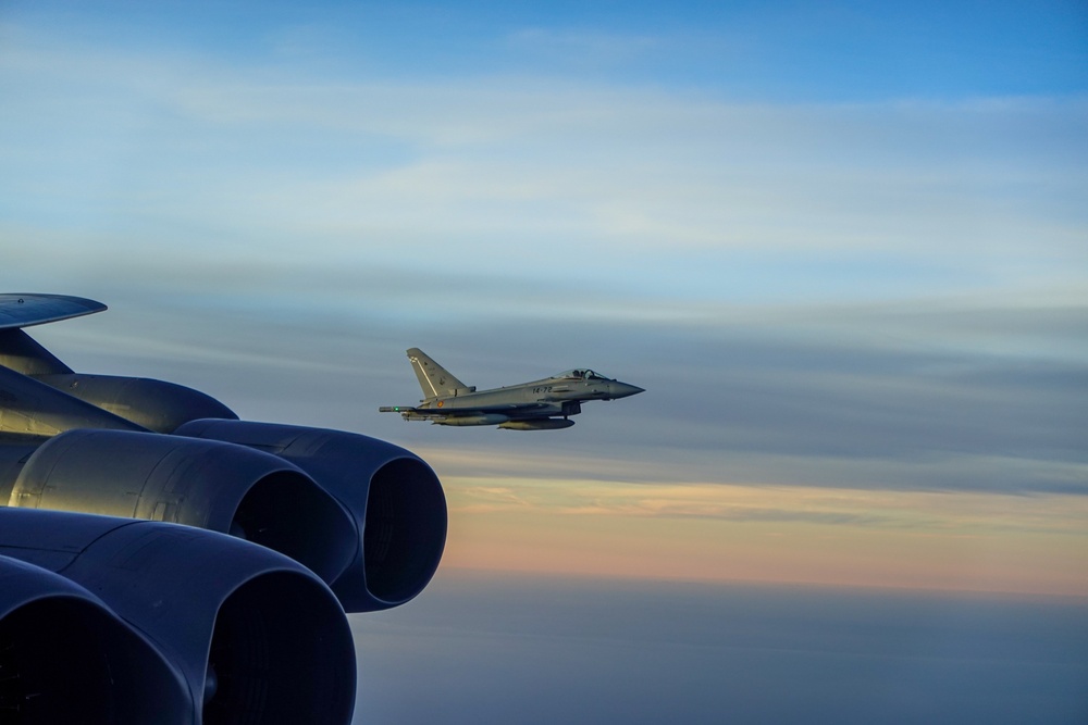 U.S. Air Force B-52s arrive in Spain for Bomber Task Force Europe 26-1