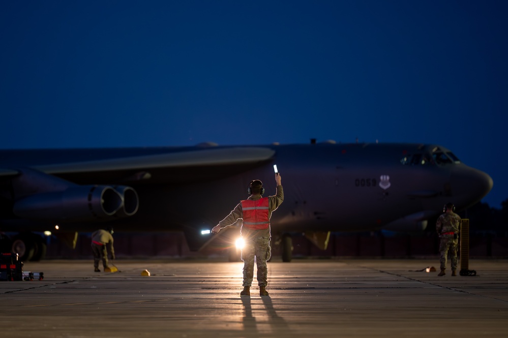 U.S. Air Force B-52s arrive in Spain for Bomber Task Force Europe 26-1