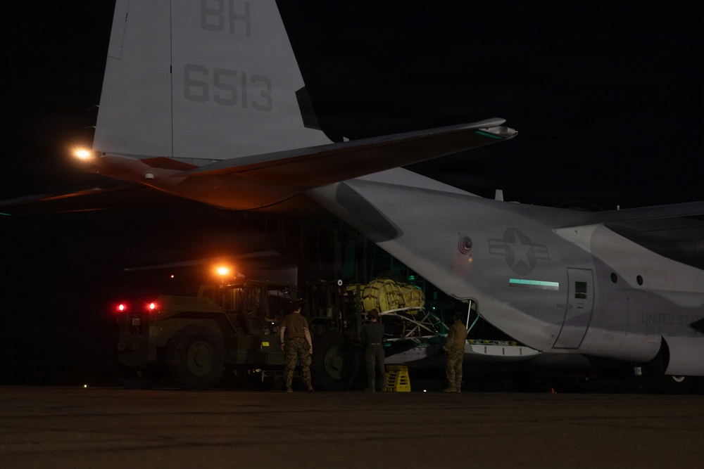 22nd MEU(SOC) | Joint Task Force – KC130J Delivers Supplies in Jamaica