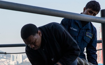 USS George Washington Strike Group Arrives in Busan