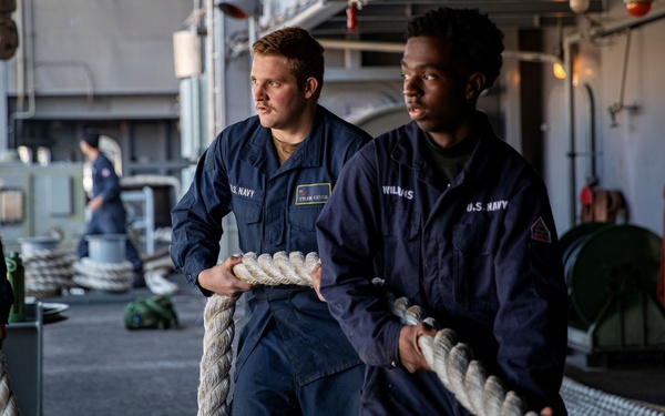 USS George Washington Strike Group Arrives in Busan