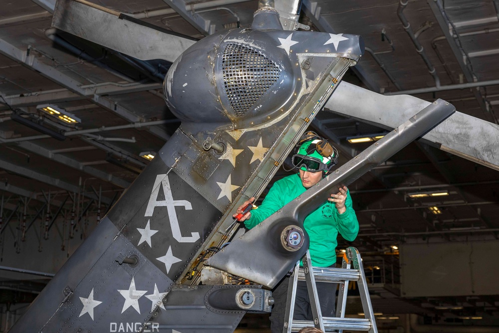 Daily Operations Aboard USS George H.W. Bush (CVN 77)