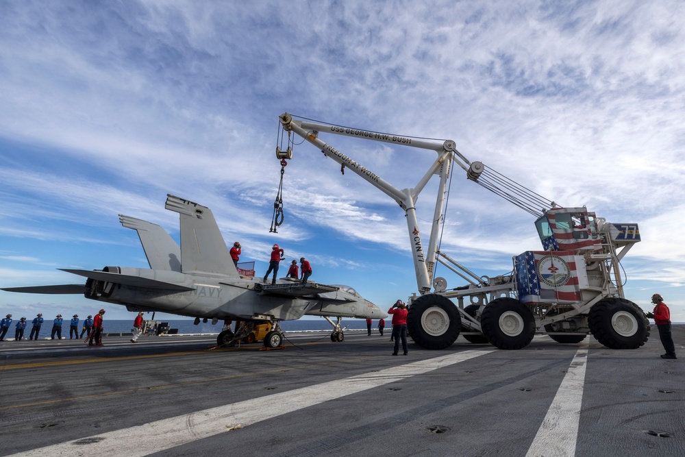 Daily Operations Aboard USS George H.W. Bush (CVN 77)