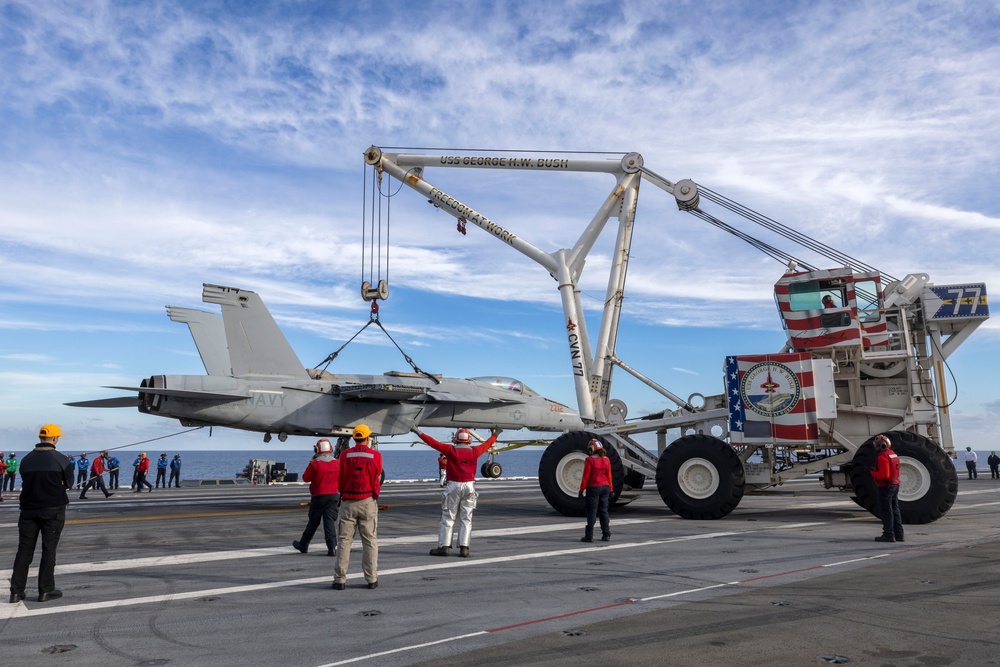 Daily Operations Aboard USS George H.W. Bush (CVN 77)