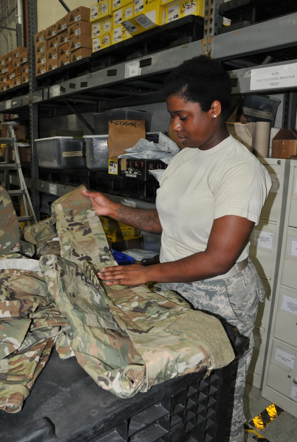 Uniform issue on schedule for 403rd Wing members