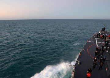 USS Roosevelt (DDG 80) Departs Naval Station Rota for Scheduled Patrol