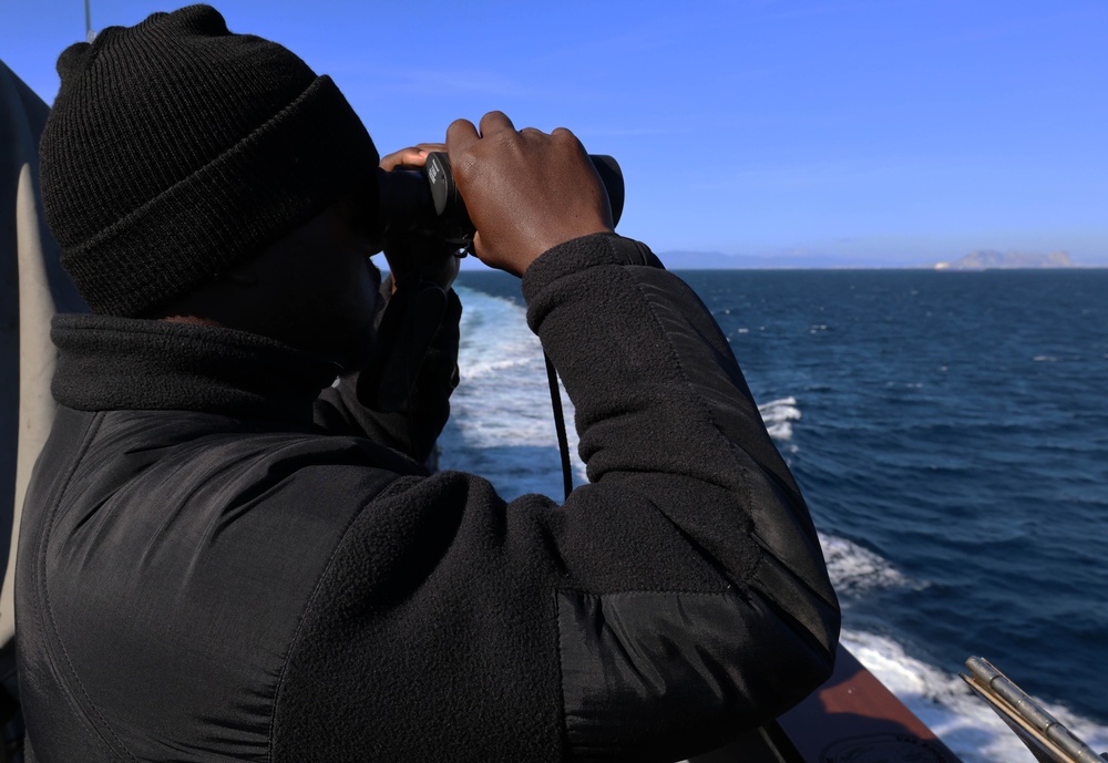 USS Roosevelt (DDG 80) Conducts STROG Transit