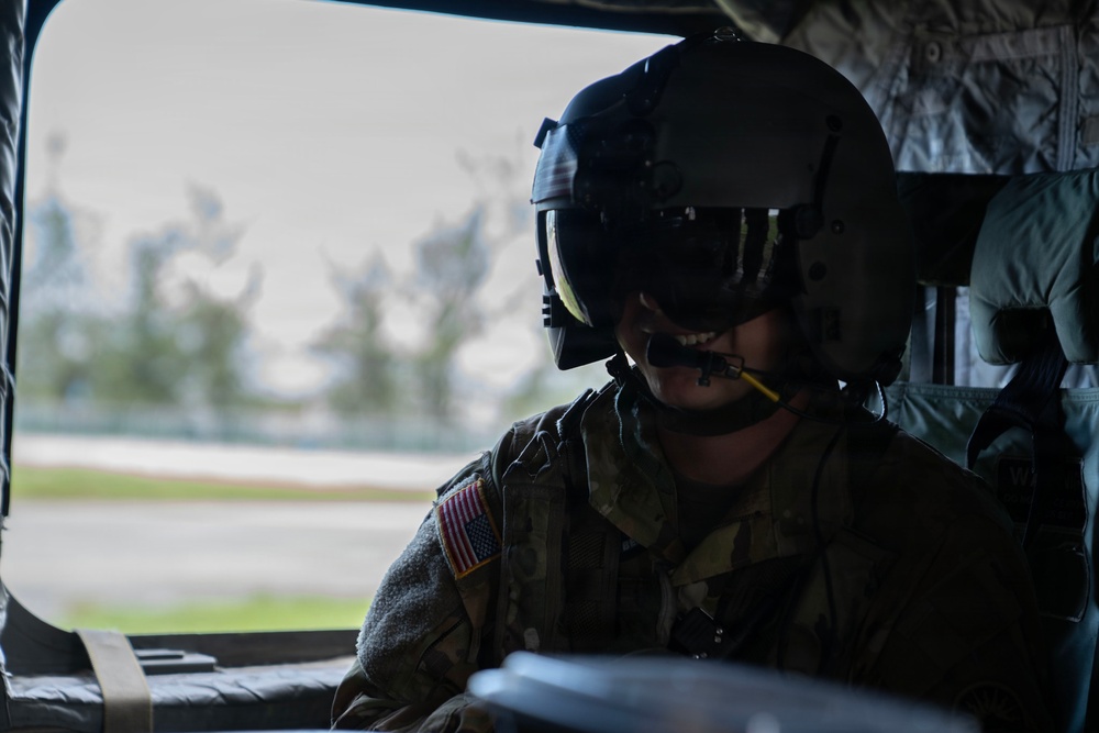 Joint Task Force-Bravo 1-228 Aviation Regiment transport Food and Water to Little London, Jamaica