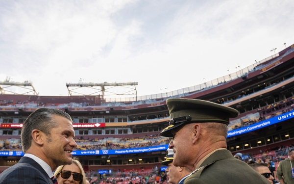 POTUS, SW Attend Washington Commanders Salute to Service Game