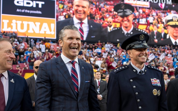 POTUS, SW Attend Washington Commanders Salute to Service Game
