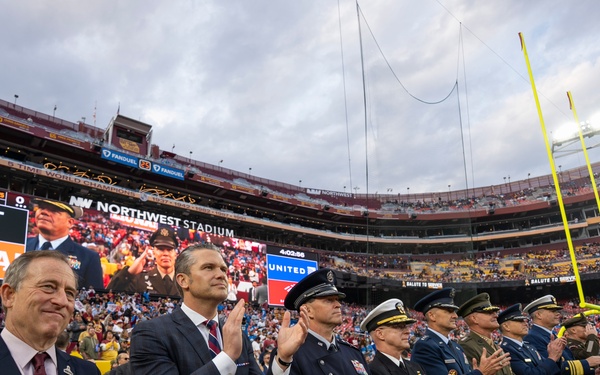 POTUS, SW Attend Washington Commanders Salute to Service Game