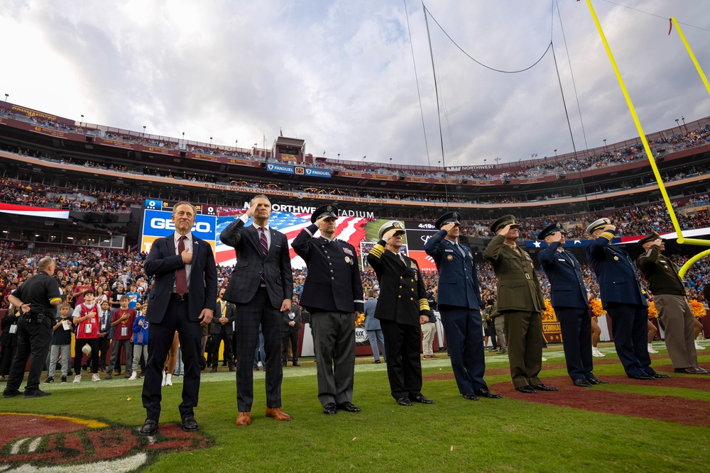 POTUS, SW Attend Washington Commanders Salute to Service Game
