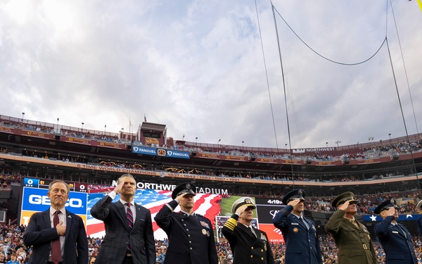 POTUS, SW Attend Washington Commanders Salute to Service Game
