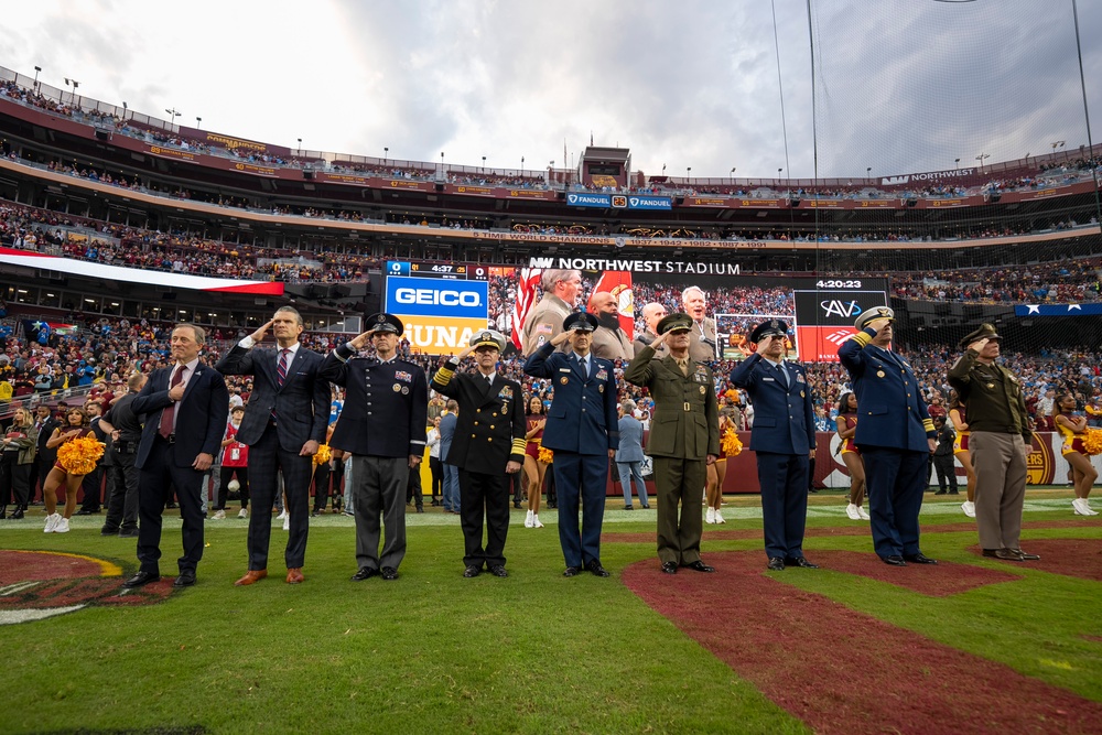 POTUS, SW Attend Washington Commanders Salute to Service Game