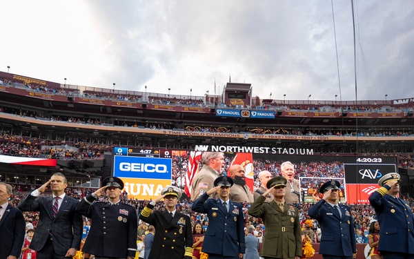 POTUS, SW Attend Washington Commanders Salute to Service Game