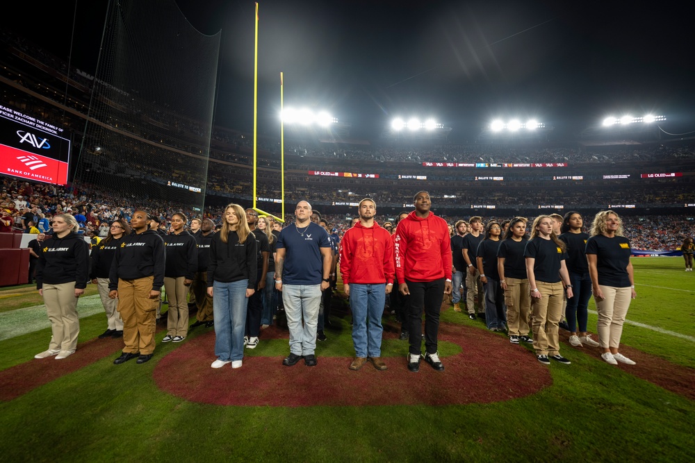 POTUS, SW Attend Washington Commanders Salute to Service Game