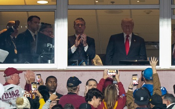 POTUS, SW Attend Washington Commanders Salute to Service Game