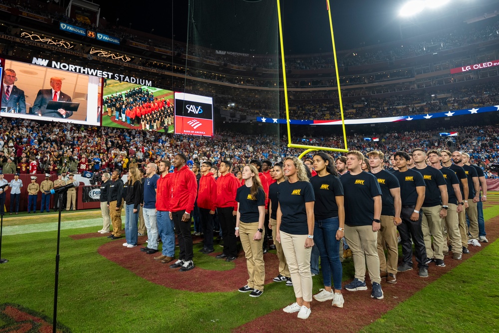 POTUS, SW Attend Washington Commanders Salute to Service Game