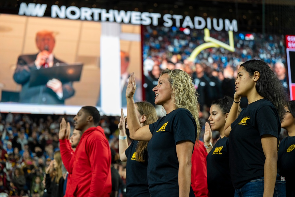 POTUS, SW Attend Washington Commanders Salute to Service Game