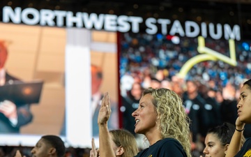 POTUS, SW Attend Washington Commanders Salute to Service Game