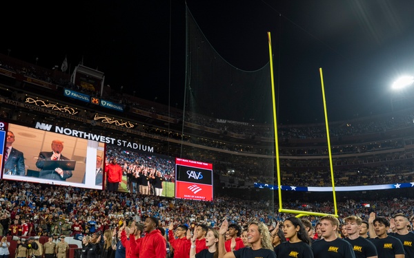 POTUS, SW Attend Washington Commanders Salute to Service Game