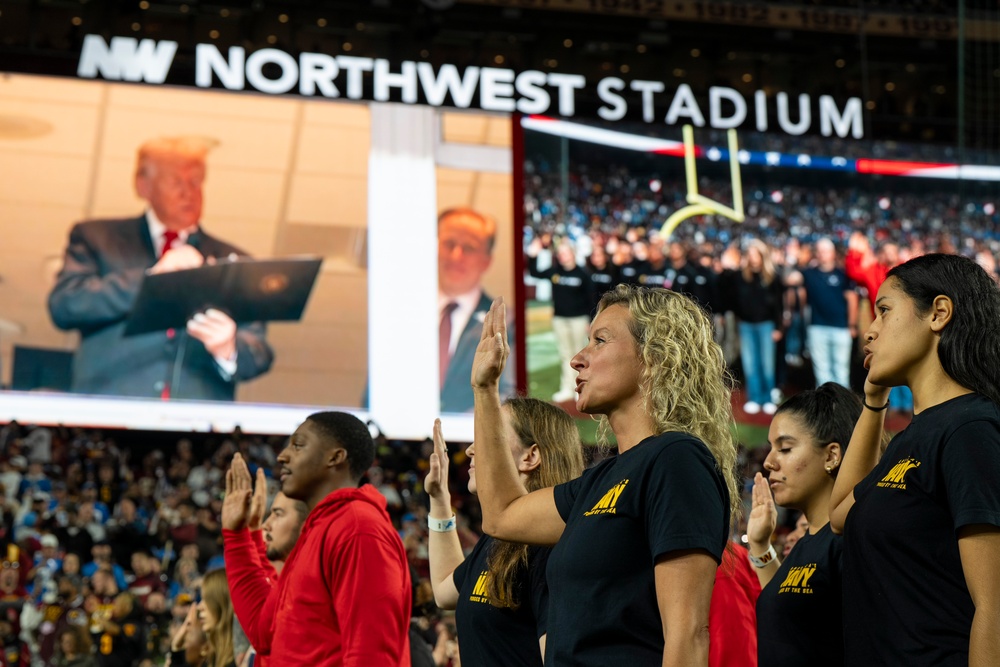 POTUS, SW Attend Washington Commanders Salute to Service Game