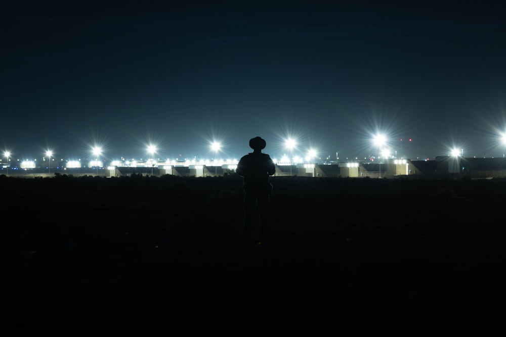 332nd ESFS Electronic Warfare division conducts night flights