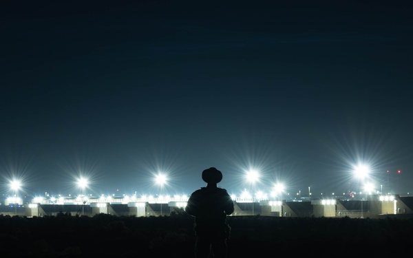 332nd ESFS Electronic Warfare division conducts night flights